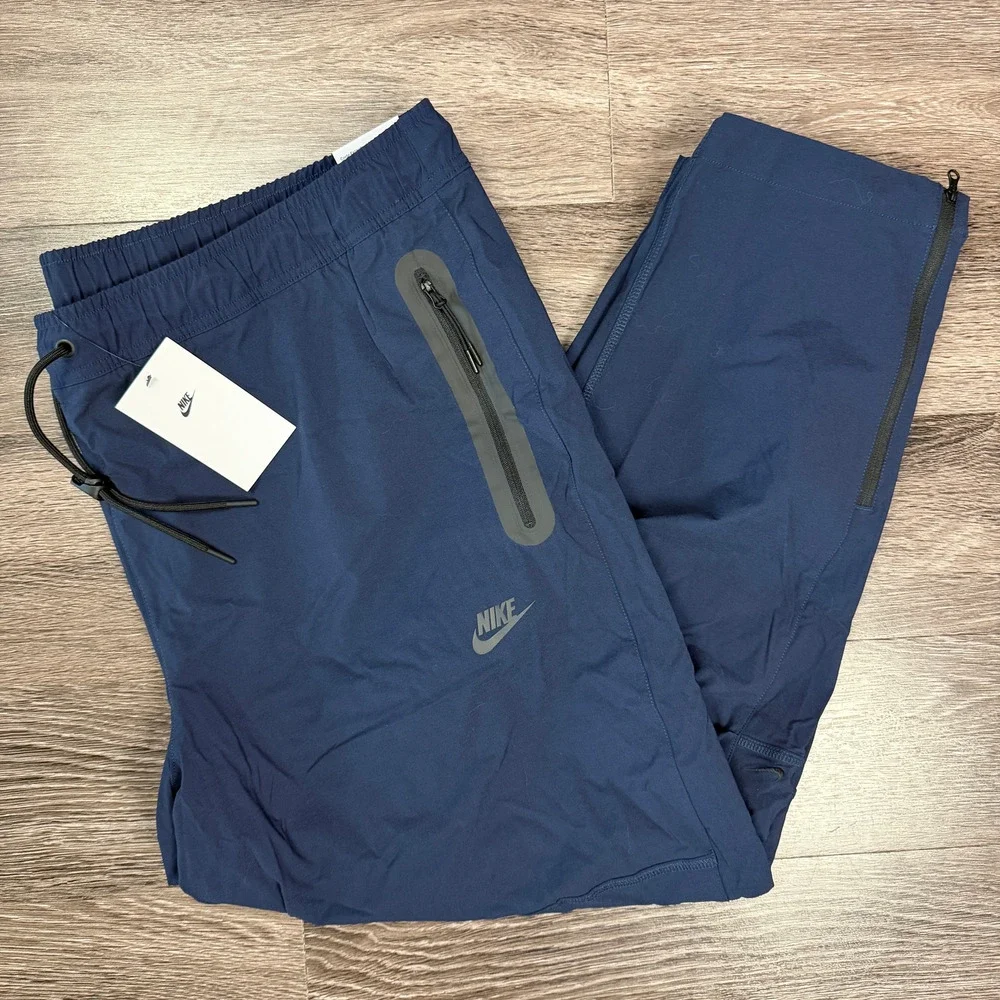 Nike Tech Woven Track Pants Joggers Navy Blue Men’s 3XL HM8241-451 NWT